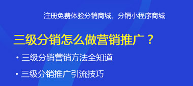 二級(jí)分銷怎么做營(yíng)銷推廣？